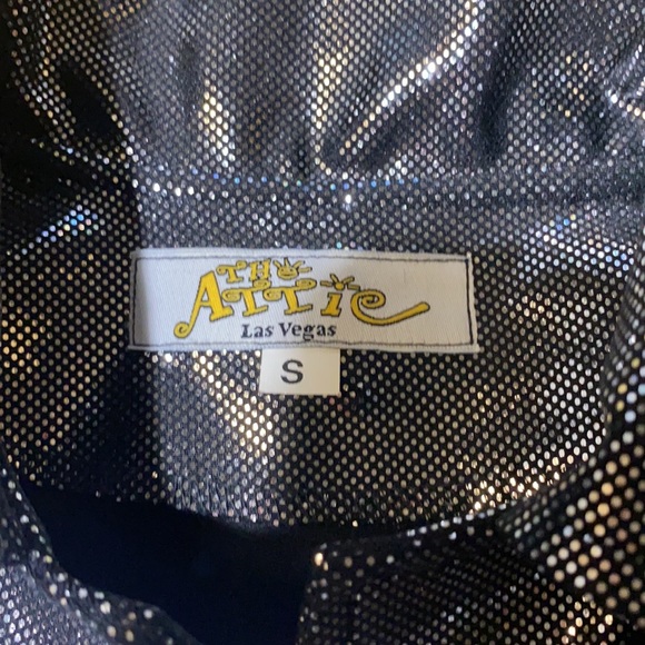 The Attic Las Vegas metallic dress Small - Picture 10 of 17